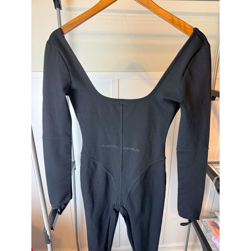 Matte Brand Matte Frame Black Open Back Jumpsuit Catsuit Size Small